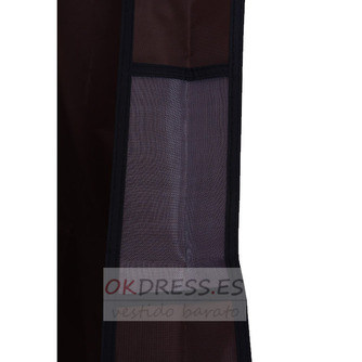 Boda vestido de guardapolvo hilado grueso paño impermeable marrón cubierta de polvo la impresión - Página 3