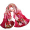 Bufanda flowers primavera Lengthen Spray the flower Long Real silk - Página 2