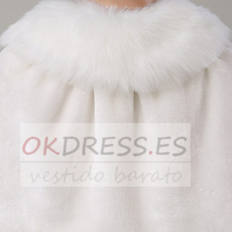 Chal de la boda Iglesia Formal Thick White Otoño Lazos - Página 4