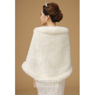 Chal de la boda Invierno Thick White Formal Iglesia Warm - Página 2