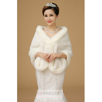 Chal de la boda Invierno Thick White Formal Iglesia Warm - Página 1