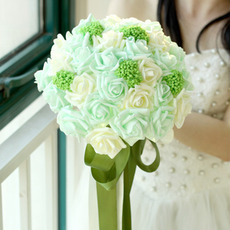 El estudio de novia ramo de novia mano accesorios bouquet