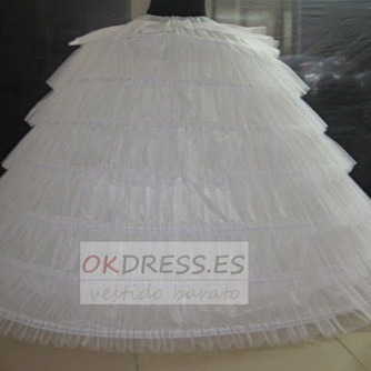 Enagua de boda Classic Elastic waist Six rims Flouncing Wedding dress - Página 1