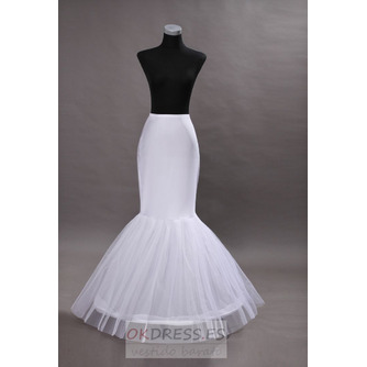 Enagua de boda Corset White Wedding dress Mermaid Fashionable Single rims - Página 1