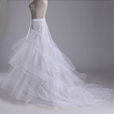 Enagua de boda Double yarn Fashionable Long Trailing Wedding dress