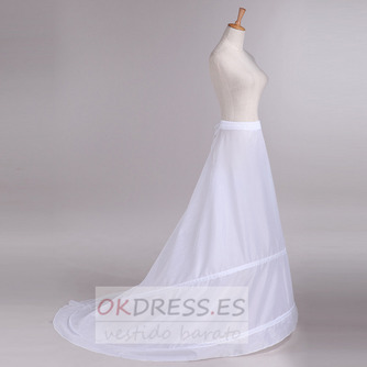 Enagua de boda Long Two rims Polyester taffeta Wedding dress Adjustable - Página 1