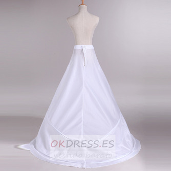 Enagua de boda Long Two rims Polyester taffeta Wedding dress Adjustable - Página 3