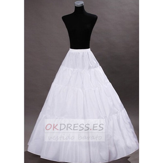 Enagua de boda Polyester taffeta Frameless Classic Elastic waist Standard - Página 1