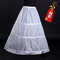 Enagua de boda Polyester taffeta Long Simple Standard Three rims String - Página 2