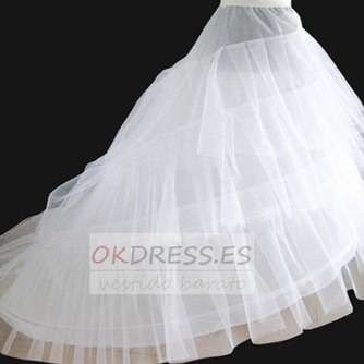 Enagua de boda Polyester taffeta Wedding dress Trailing Flouncing - Página 1