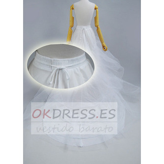 Enagua de boda Polyester taffeta Wedding dress Trailing Flouncing - Página 3