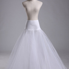 Enagua de boda Spandex Standard Single rims Wedding dress Long Elastic waist