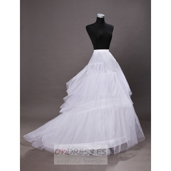 Enagua de boda Wedding dress Flouncing Three rims String Trailing - Página 4