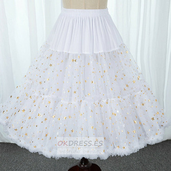 Enagua larga de tul de encaje blanco, enaguas de Cosplay de Lolita, crinolinas, falda de tutú de Ballet, enaguas para niñas, enagua de Lolita de 60CM - Página 6