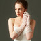 Guante de boda primavera sexy Medium Long Full finger Shade White - Página 3