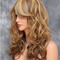 Peluca Inclined bangs Long Curly Fluffy Suitable for women - Página 3