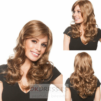 Peluca Long Curly Inclined bangs Billow Suitable for women - Página 1