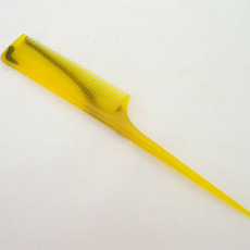 tendón de res amarillo portátil Simple estática pequeño espejo y peine
