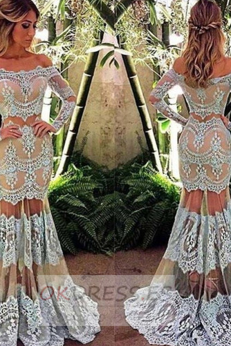 Vestido de fiesta Cremallera 2019 Transparente Natural Pera Elegante 1