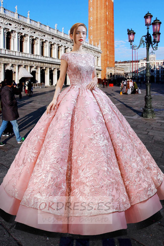 Vestido de fiesta Escote con Hombros caídos Triángulo Invertido Espalda con ojo de cerradura 8