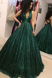 Vestido de fiesta Espalda Descubierta Moderno Corpiño Con lentejuelas