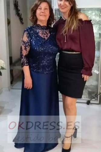 Vestido de la madre 2019 Natural Triángulo Invertido Corte-A Hasta el suelo 2