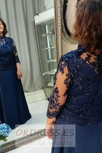 Vestido de la madre 2019 Natural Triángulo Invertido Corte-A Hasta el suelo 1