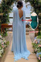 Vestido de noche Verano largo Drapeado Natural Corte-A Baja escote en V - Página 2