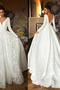 Vestido de novia 2019 Corte-A Baja escote en V Escote en V Falta Iglesia - Página 4