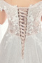 Vestido de novia 2019 Corte-A Falta Otoño Cordón Cola Barriba - Página 5