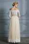 Vestido de novia 2019 Escote con Hombros caídos Encaje Moderno Capa de encaje - Página 2