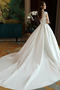Vestido de novia Apliques Corte-A Encaje Falta Escote con cuello Alto - Página 7