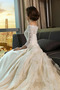 Vestido de novia Apliques Corte-A Invierno Sala Cremallera Manga de longitud 3/4 - Página 4