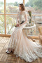 Vestido de novia Apliques Romántico largo Corte Sirena Verano Falta - Página 3