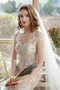 Vestido de novia Apliques Romántico largo Corte Sirena Verano Falta - Página 5