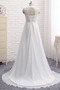 Vestido de novia Apliques Sencillo Capa de encaje Tiras anchas Natural - Página 3