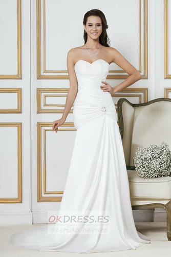 Vestido de novia Cintura Baja Blusa plisada Otoño Fuera de casa Falta 1