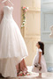 Vestido de novia Cintura Baja largo Escote Corazón Apliques Elegante - Página 3