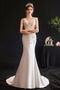 Vestido de novia Cola Capilla Corte Sirena Natural Elegante Escote en V - Página 4