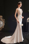 Vestido de novia Cola Capilla Corte Sirena Natural Elegante Escote en V - Página 5