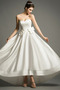 Vestido de novia Cola Capilla Elegante Arco Acentuado Cremallera Corte-A - Página 4