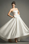 Vestido de novia Cola Capilla Elegante Arco Acentuado Cremallera Corte-A - Página 1