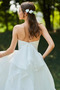 Vestido de novia Cola Capilla Oscilación Espalda Descubierta Sencillo - Página 5