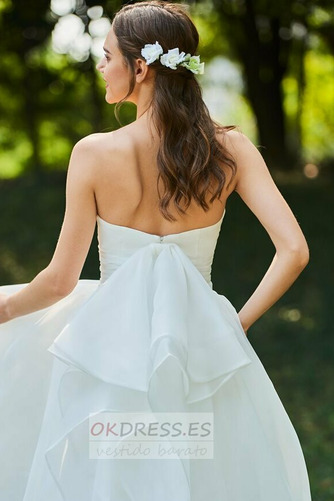 Vestido de novia Cola Capilla Oscilación Espalda Descubierta Sencillo 5