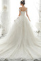 Vestido de novia Corte-A Apliques Elegante Cordón Natural tul - Página 2