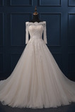 Vestido de novia Corte-A Capa Multi Falta tul Otoño Natural