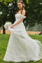 Vestido de novia Corte-A Dobladillos Elegante Escote con Hombros caídos - Página 2