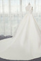 Vestido de novia Corte-A Drapeado Playa Barco largo Natural - Página 2