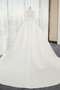 Vestido de novia Corte-A Drapeado Playa Barco largo Natural - Página 4