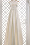Vestido de novia Corte-A Encaje Elegante Natural Sin mangas Capa de encaje - Página 4